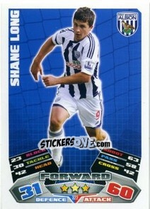 Sticker Shane Long - English Premier League 2011-2012. Match Attax - Topps