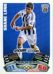 Sticker Shane Long - English Premier League 2011-2012. Match Attax n. 322 - Topps