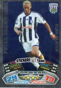 Cromo Peter Odemwingie - English Premier League 2011-2012. Match Attax - Topps