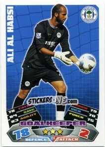 Cromo Ali Al Habsi - English Premier League 2011-2012. Match Attax - Topps