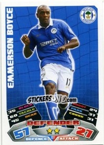 Sticker Emmerson Boyce - English Premier League 2011-2012. Match Attax n. 327 - Topps