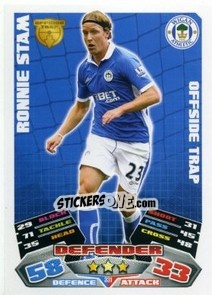 Cromo Ronnie Stam - English Premier League 2011-2012. Match Attax - Topps