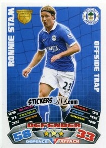 Sticker Ronnie Stam - English Premier League 2011-2012. Match Attax n. 331 - Topps