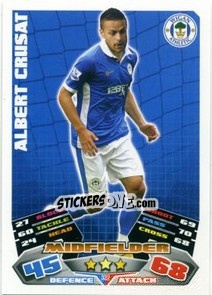 Sticker Albert Crusat - English Premier League 2011-2012. Match Attax n. 332 - Topps