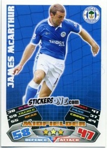 Sticker James McArthur - English Premier League 2011-2012. Match Attax - Topps