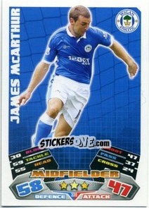 Sticker James McArthur - English Premier League 2011-2012. Match Attax n. 339 - Topps