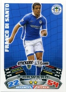 Sticker Franco Di Santo - English Premier League 2011-2012. Match Attax n. 341 - Topps