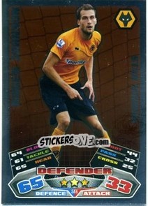 Figurina Roger Johnson - English Premier League 2011-2012. Match Attax n. 346 - Topps