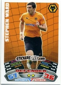 Sticker Stephen Ward - English Premier League 2011-2012. Match Attax - Topps