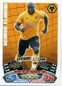 Cromo George Elokobi - English Premier League 2011-2012. Match Attax - Topps