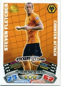 Sticker Steven Fletcher - English Premier League 2011-2012. Match Attax n. 359 - Topps