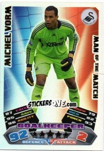 Sticker Michel Vorm - English Premier League 2011-2012. Match Attax - Topps