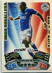 Sticker Hugo Rodallega - English Premier League 2011-2012. Match Attax n. 417 - Topps