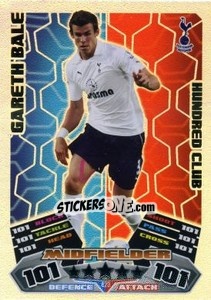 Sticker Gareth Bale - English Premier League 2011-2012. Match Attax n. 423 - Topps