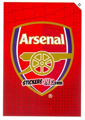 Sticker Arsenal Logo - English Premier League 2011-2012. Match Attax n. C1 - Topps