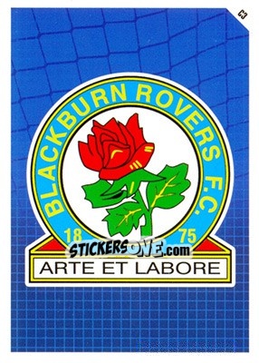 Sticker Blackburn Rovers Logo - English Premier League 2011-2012. Match Attax n. C3 - Topps