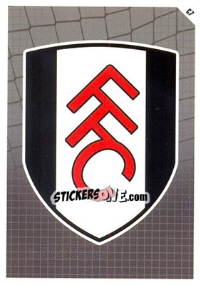 Sticker Fulham Logo - English Premier League 2011-2012. Match Attax n. C7 - Topps