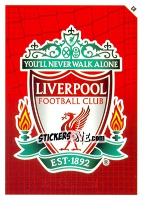 Cromo Liverpool FC Logo - English Premier League 2011-2012. Match Attax - Topps