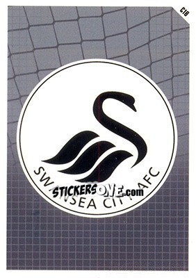 Cromo Swansea City Logo - English Premier League 2011-2012. Match Attax - Topps