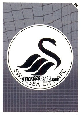 Sticker Swansea City Logo - English Premier League 2011-2012. Match Attax n. C16 - Topps