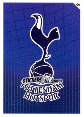 Sticker Tottenham Hotspur Logo - English Premier League 2011-2012. Match Attax n. C17 - Topps