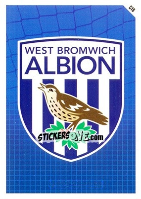 Cromo West Bromwich Albion Logo - English Premier League 2011-2012. Match Attax - Topps