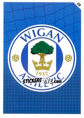 Sticker Wigan Athletic Logo - English Premier League 2011-2012. Match Attax n. C19 - Topps