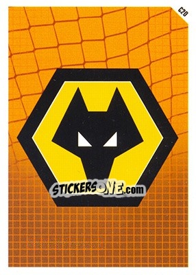 Sticker Wolverhampton Wanderers Logo - English Premier League 2011-2012. Match Attax - Topps