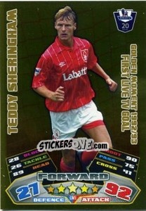 Sticker Teddy Sheringham - English Premier League 2011-2012. Match Attax n. GM1 - Topps