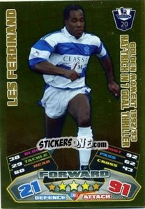 Sticker Les Ferdinand - English Premier League 2011-2012. Match Attax - Topps