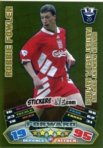 Sticker Robbie Fowler - English Premier League 2011-2012. Match Attax - Topps