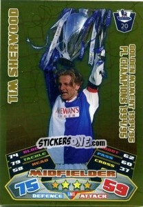 Sticker Tim Sherwood - English Premier League 2011-2012. Match Attax - Topps