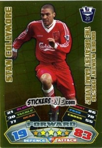 Sticker Stan Collymore - English Premier League 2011-2012. Match Attax n. GM10 - Topps