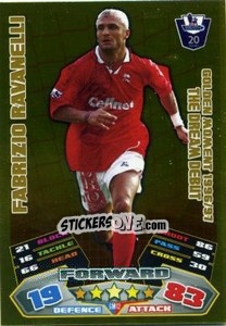 Sticker Fabrizio Ravanelli - English Premier League 2011-2012. Match Attax n. GM12 - Topps