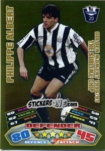 Figurina Philippe Albert - English Premier League 2011-2012. Match Attax - Topps