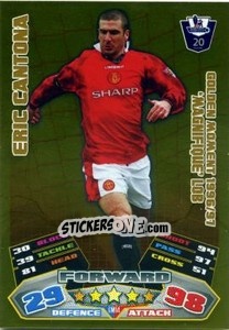 Sticker Eric Cantona - English Premier League 2011-2012. Match Attax - Topps