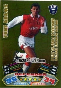 Sticker Tony Adams - English Premier League 2011-2012. Match Attax n. GM16 - Topps
