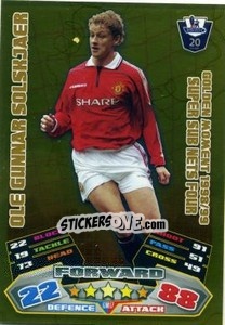 Sticker Ole Gunnar Solskjaer - English Premier League 2011-2012. Match Attax - Topps