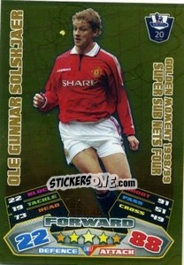 Sticker Ole Gunnar Solskjaer - English Premier League 2011-2012. Match Attax n. GM17 - Topps