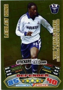 Cromo Ledley King - English Premier League 2011-2012. Match Attax - Topps