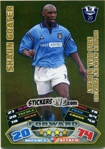 Sticker Shaun Goater - English Premier League 2011-2012. Match Attax n. GM23 - Topps