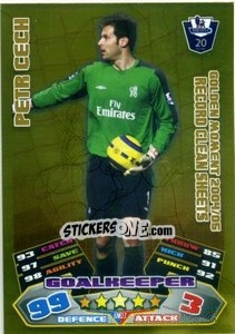 Sticker Petr Cech - English Premier League 2011-2012. Match Attax n. GM27 - Topps