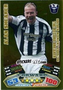 Cromo Alan Shearer - English Premier League 2011-2012. Match Attax - Topps