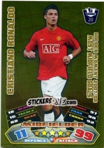 Sticker Cristiano Ronaldo - English Premier League 2011-2012. Match Attax - Topps