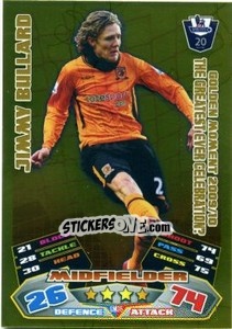 Sticker Jimmy Bullard - English Premier League 2011-2012. Match Attax n. GM35 - Topps