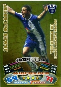 Sticker James McCarthy - English Premier League 2011-2012. Match Attax n. GM36 - Topps