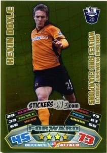 Figurina Kevin Doyle - English Premier League 2011-2012. Match Attax - Topps
