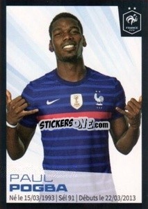 Sticker Paul Pogba - Au plus près des Bleus 2022 n. 26 - Panini