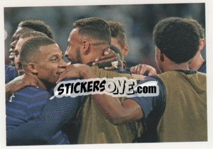 Sticker Esultanza - Au plus près des Bleus 2022 n. 2 - Panini
