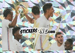 Sticker Esultanza - Au plus près des Bleus 2022 n. 4 - Panini